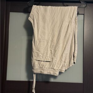 Splendid Linen Tan Pants